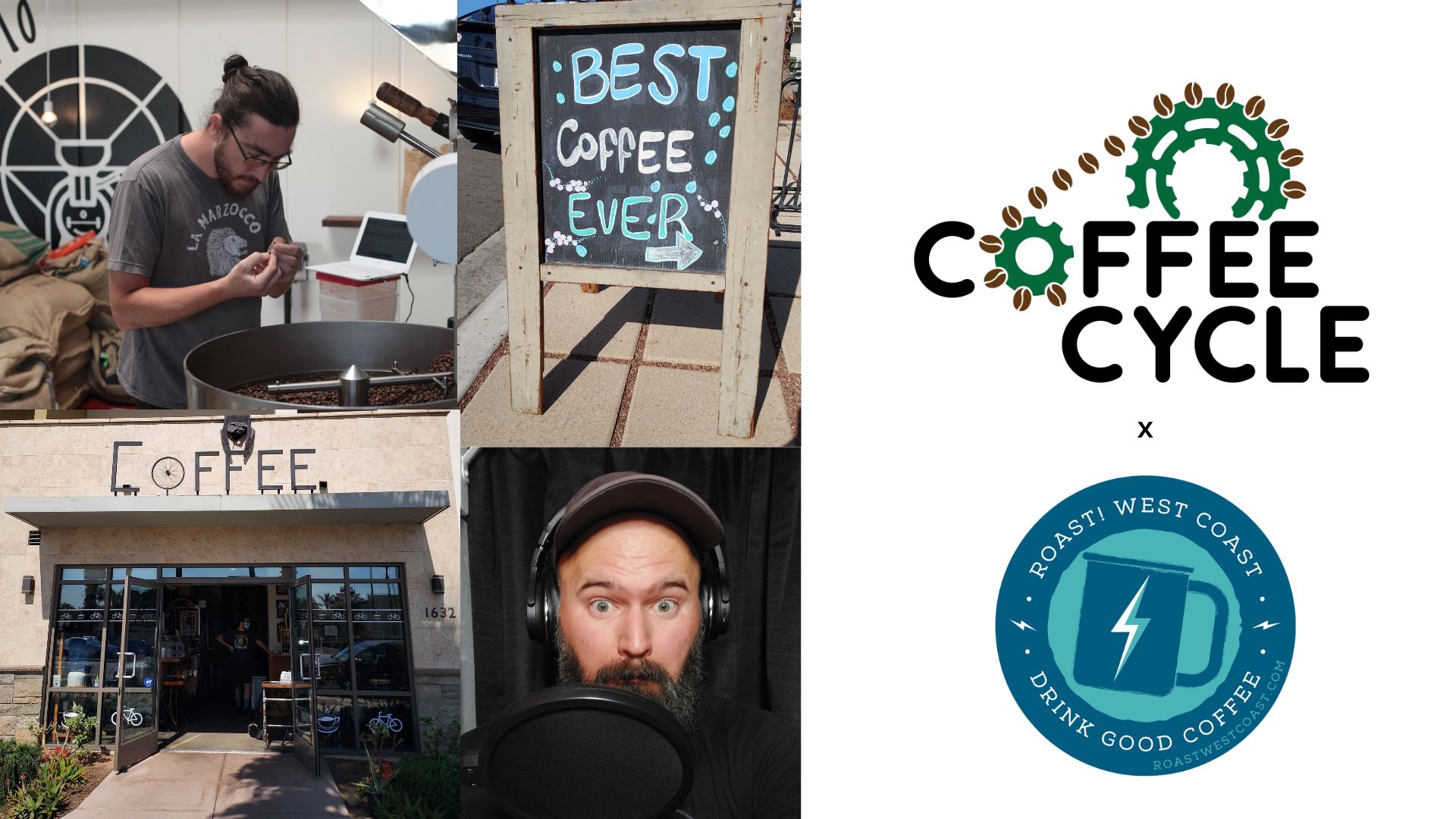 Roast! West Coast Collabs with Coffee Cycle Roasting in San Diego, CA.